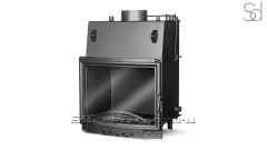 Топка для камина дровяная Kawmet W10 CO Gray из чугуна _1
