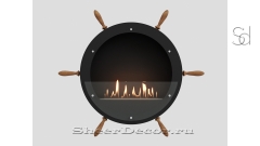 Каминная биотопкаметаллический Lux Fire ВБКК Капитан 800 S из жаропрочной стали_1