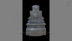 Гранитный питьевой фонтанчик черного цвета Patrizio Leone из камня сорта Grey Pearl 0871699519_1
