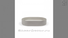 Серая раковина Margo из архитектурного бетона Concrete Grey РОССИЯ 100342111 для ванной комнаты_1