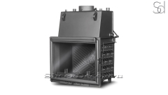 Топка для камина дровяная Kawmet W11 CO Gray из чугуна _1