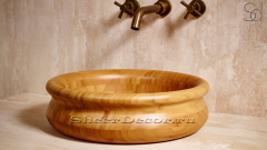 Деревянная раковина Berta M2 из натурального бамбука Golden Bamboo ИНДОНЕЗИЯ 037600012 для ванной комнаты_3