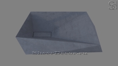 Серая раковина Kira из архитектурного архитектурного Concrete Graphite РОССИЯ 020357911 для ванной комнаты_1