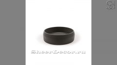 Накладная раковина Kale M15 из черного бетона Concrete Black РОССИЯ 0194001115 для ванной комнаты_1