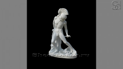 Мраморная скульптура Romani Onda из камня Bianco Extra_1