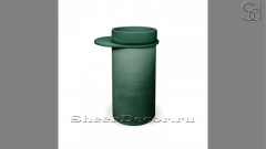 Напольная раковина на пьедестале Jenna M7 из зеленого бетона Concrete Green РОССИЯ 126762177 для ванной комнаты_1