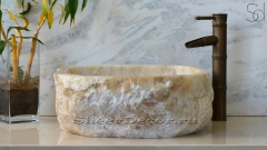 Накладная раковина для ванной Hector из оникса Beige Honey_2