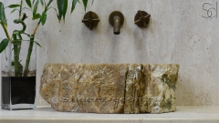 Накладная раковина для ванной Hector из оникса Brown Honey_1