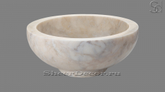 Каменная курна круглой формы Bowl из розового мрамора Sunset Red ПАКИСТАН 637057121_1