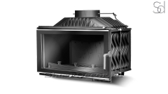 Топка для камина дровяная Kawmet W16 10 kW Gray из чугуна _1