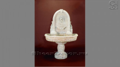 Мраморный питьевой фонтанчик бежевого цвета Natille Bacinella из камня сорта Jura Beige 090062457_1