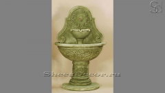 Мраморный питьевой фонтанчик зеленого цвета Natille Coppa из камня сорта Verde Spluga 090052958_1