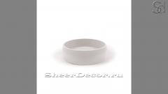 Накладная раковина Kale M15 из белого бетона Concrete White РОССИЯ 0193471115 для ванной комнаты_1