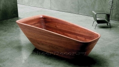Дизайнерская ванна Palum M4 из секвойи Mogano 028207154 прямоугольной формы_1