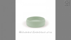 Накладная раковина Kale M15 из зеленого бетона Concrete Menthol РОССИЯ 0198101115 для ванной комнаты_1