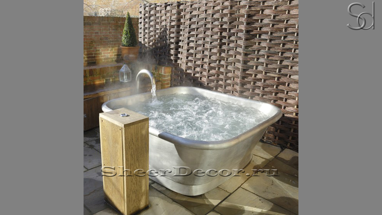 Эксклюзивная бронзовая ванна Сubo Chrome Bronze 735303651 производство ИНДОНЕЗИЯ_1